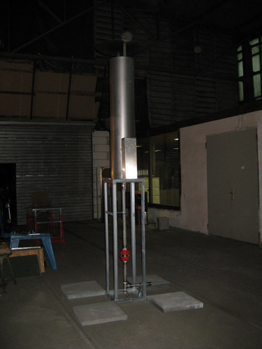 Gasfackel Gesamtansicht