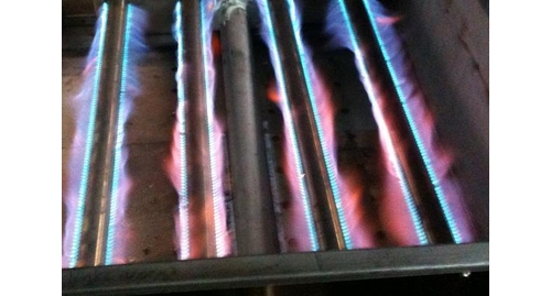 Gasbgrillbrenner Flamme