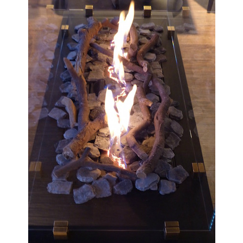 Gaskamin Wolfsburg / Modell Münster Flammenbild