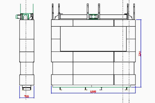 Gaskamin Wolfsburg Terra Zeichnung